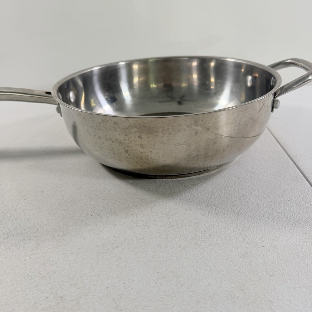 WOLFGANG PUCK Stainless Steel Bistro Elite Collection 5qt Essentials Pan Skillet - Picture 6 of 10